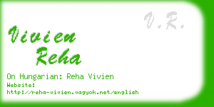 vivien reha business card